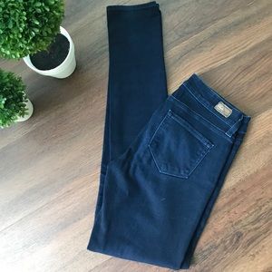 PAIGE Peg Skinny Jeans (Dark Wash)